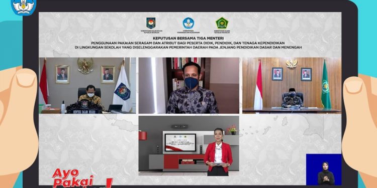 Pemerintah Terbitkan SKB Penggunaan Pakaian Seragam dan Atribut bagi Peserta Didik, Pendidik, dan Tenaga Kependidikan pada Sekolah Negeri